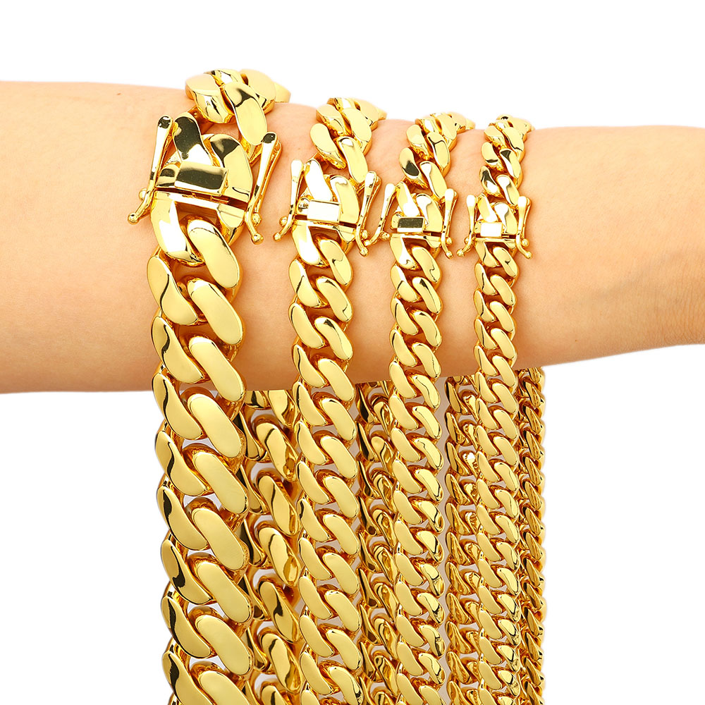 Cuban Link Chain 12Mm - Cadenas de Eslabones Cubanos Miami de