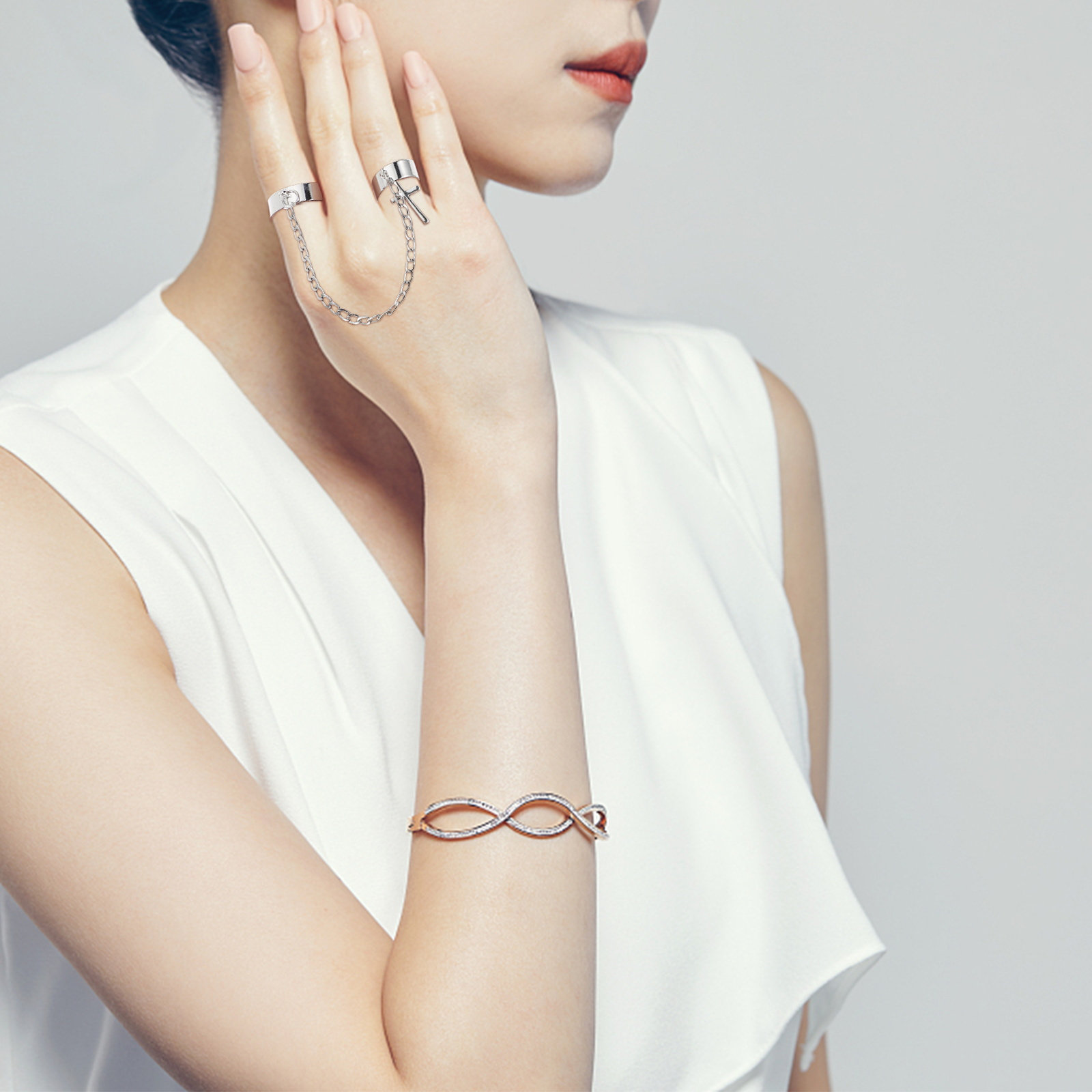 Vintage Punk Knuckle Rings Set - Juego de anillos de nudillos con