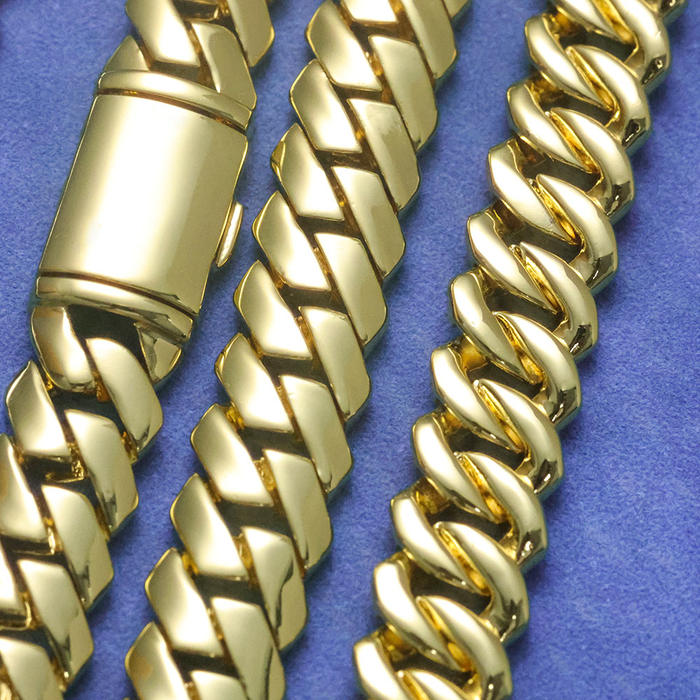 Cadena de Eslabones Cubanos ES - Cuban Link Chain 12Mm reseña y precio