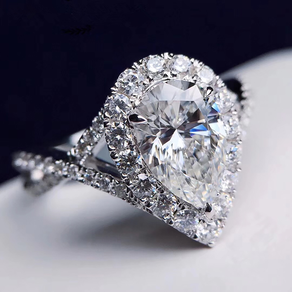 Anillo de compromiso personali - Moissanite Engagement Ring 1 Carat reseña y precio