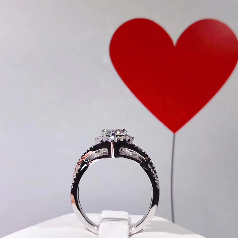 Anillo de compromiso personali - Moissanite Engagement Ring 1 Carat reseña y precio