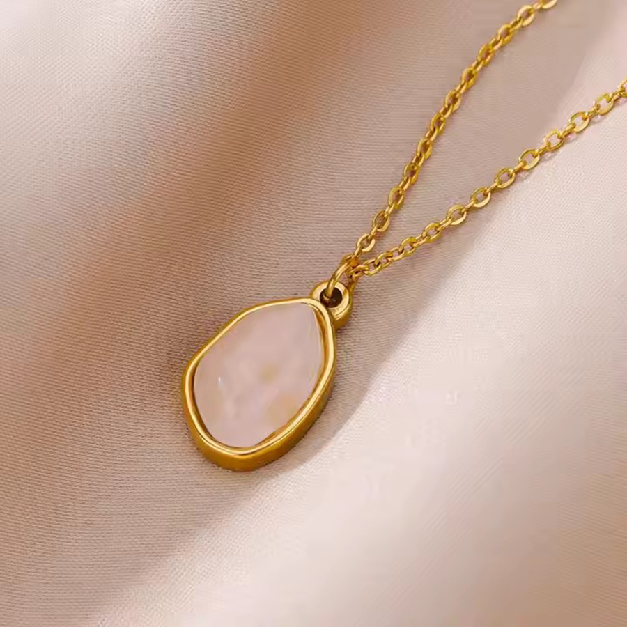 Collar con colgante de Jade y  - Crystal Pendant Necklace Natural Stone reseña y precio