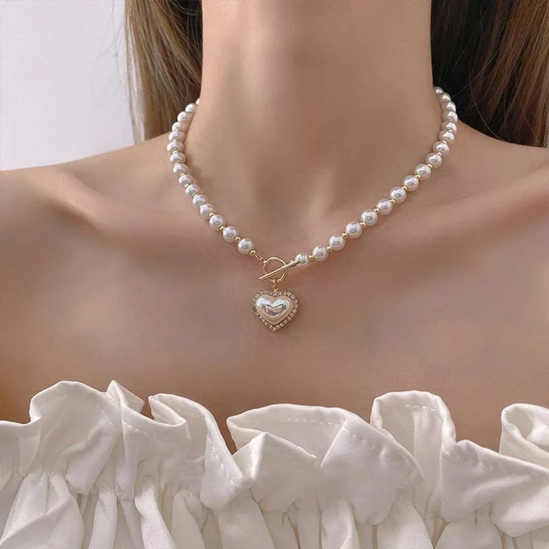 Nuevo Vintage gargantilla de p - Pearl Choker Necklace Vintage reseña y precio
