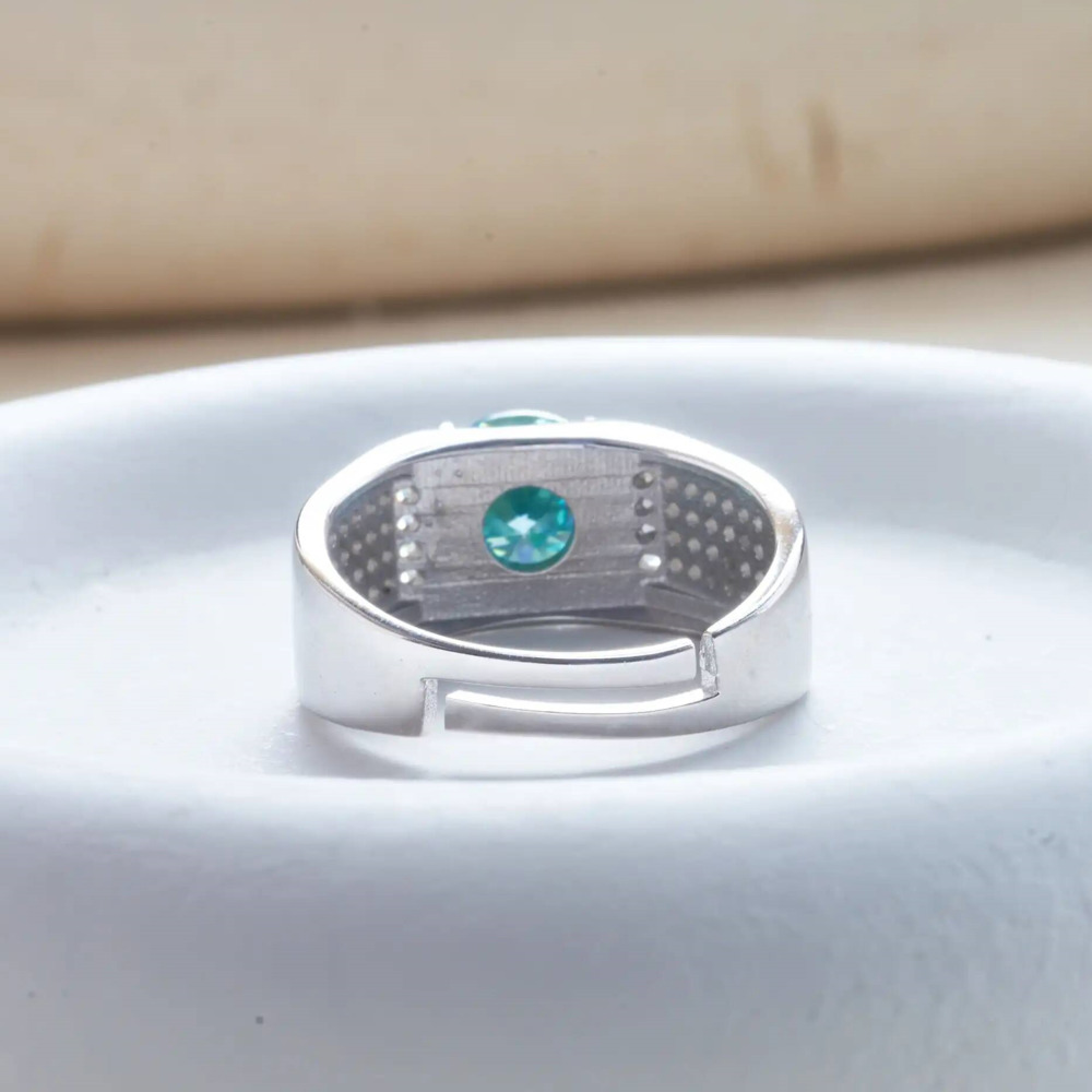Anillo de moissanita de color  - Moissanite Engagement Ring 1 Carat reseña y precio