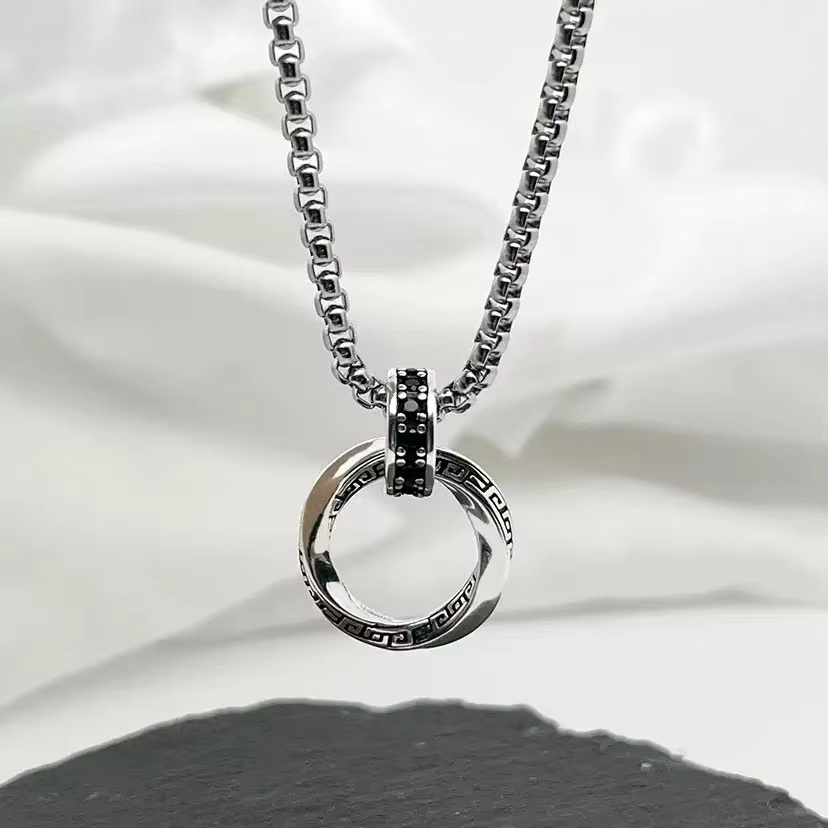 Nuevo collar de plata de ley 9 - 925 Sterling Silver Chain Necklace Men reseña y precio