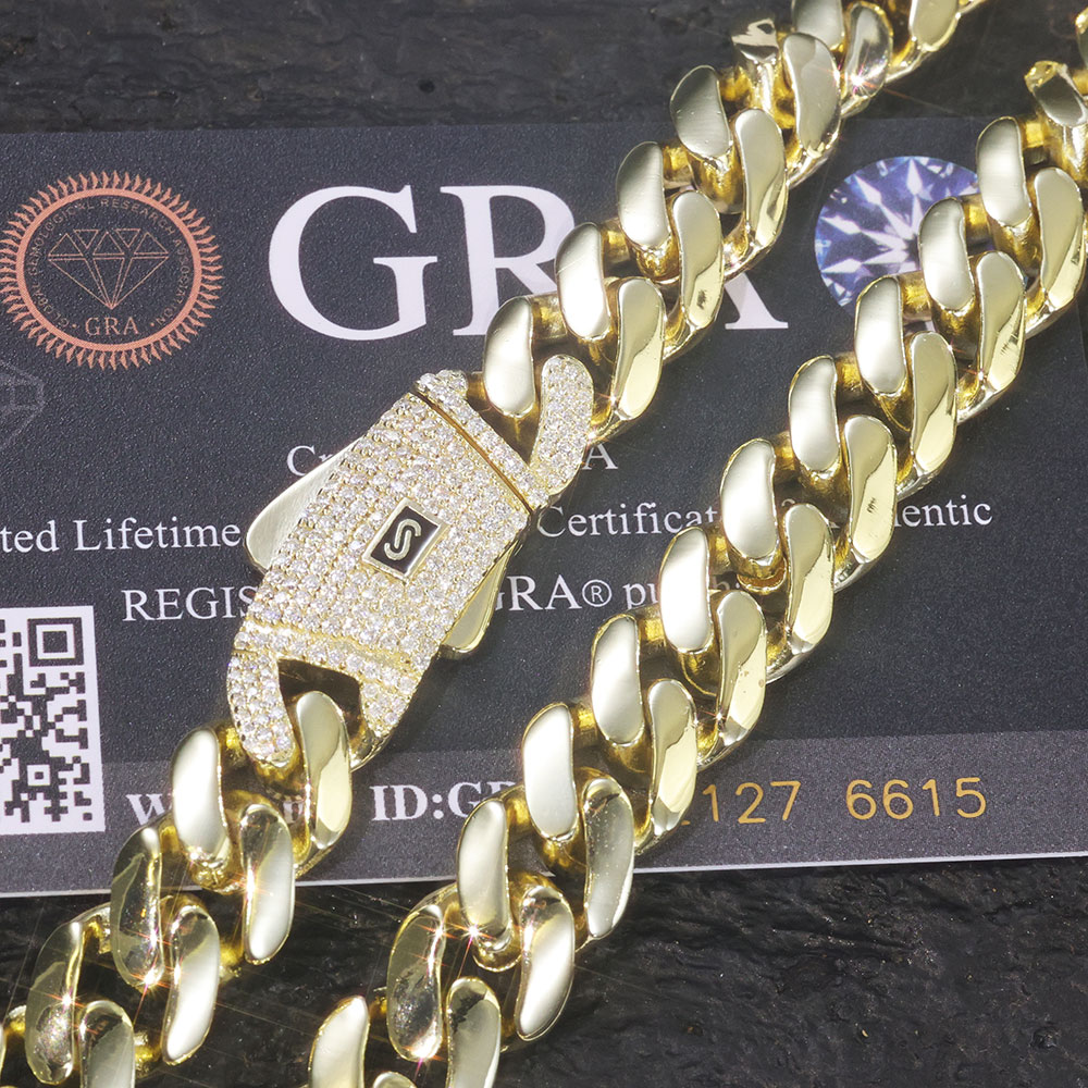 ESKEEM nueva cadena de Monaco  - Cuban Link Chain 12Mm reseña y precio