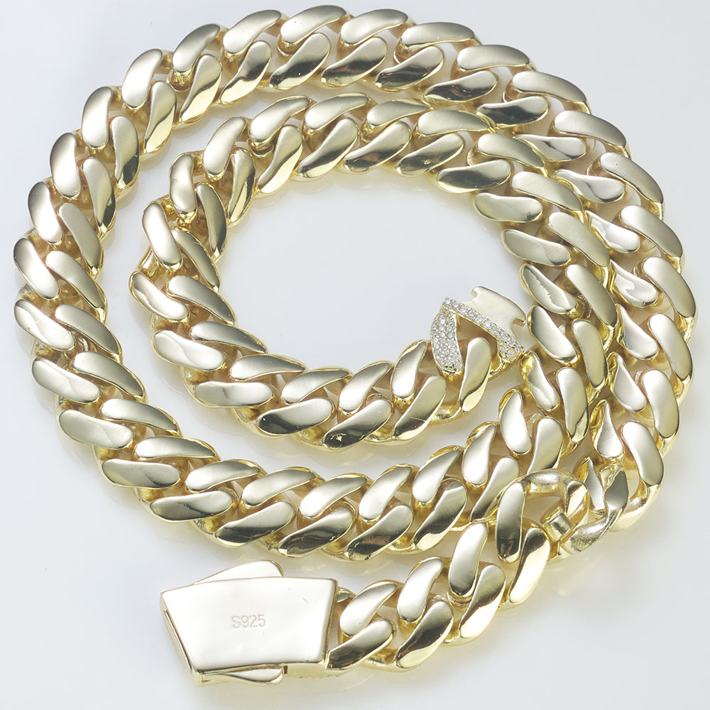 ESKEEM nueva cadena de Monaco  - Cuban Link Chain 12Mm reseña y precio