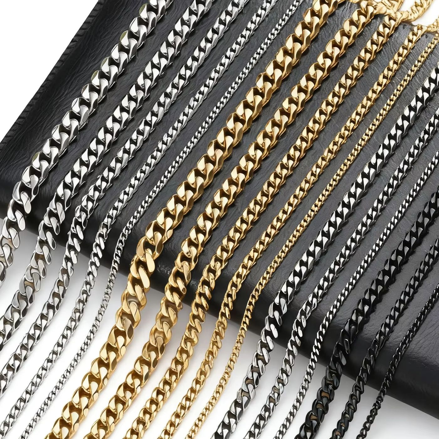 Collar de cadena cubana clásic - Cuban Link Chain 12Mm reseña y precio