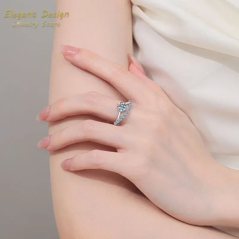 Anillo de boda Crown of Love,  - Moissanite Engagement Ring 1 Carat reseña y precio