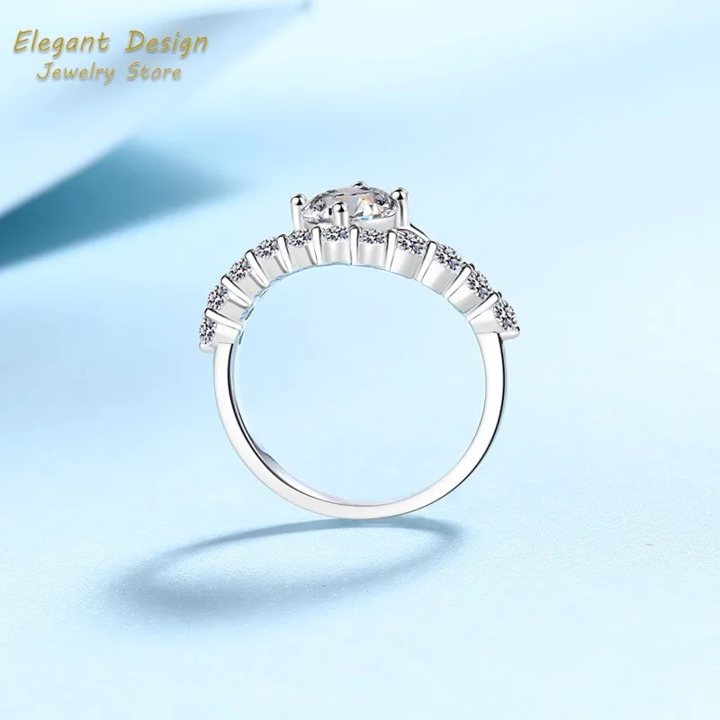 Anillo de boda Crown of Love,  - Moissanite Engagement Ring 1 Carat reseña y precio