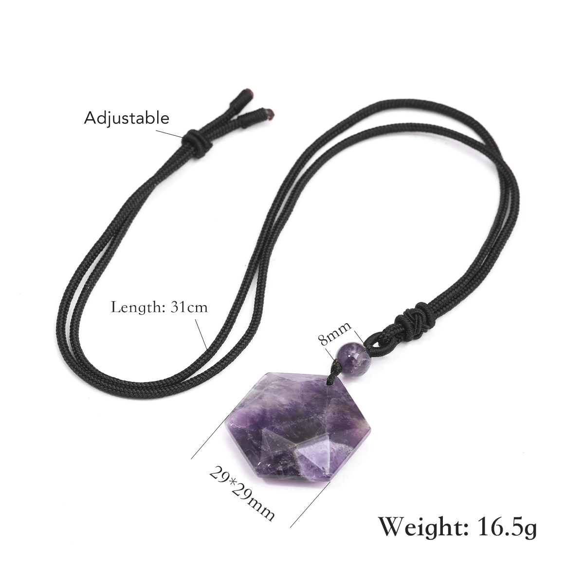 Nueva moda Ojo de Tigre estrel - Crystal Pendant Necklace Natural Stone reseña y precio