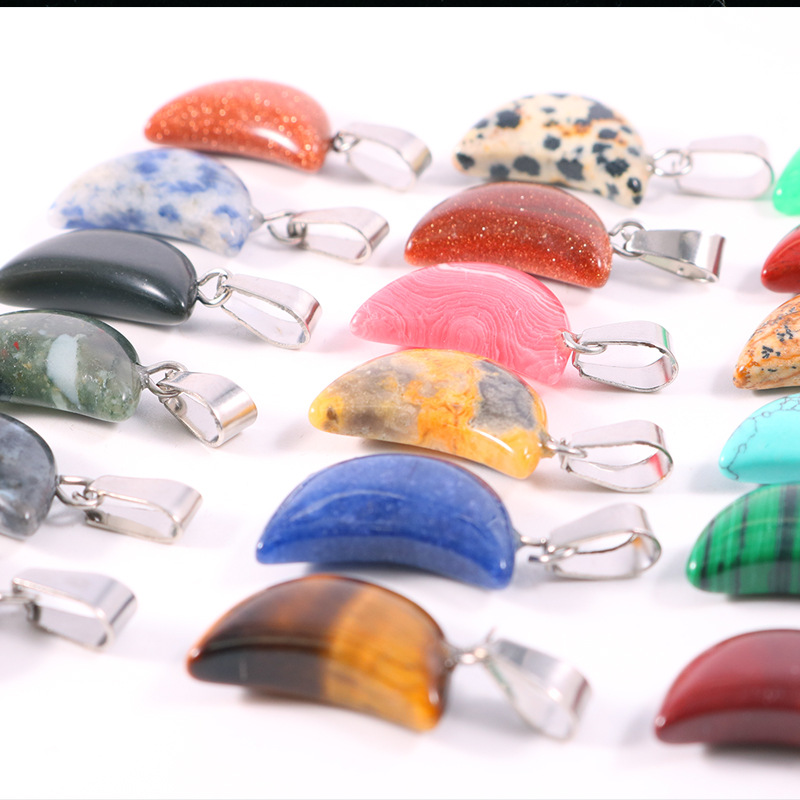 20 unids/bolsa, collar con col - Crystal Pendant Necklace Natural Stone reseña y precio