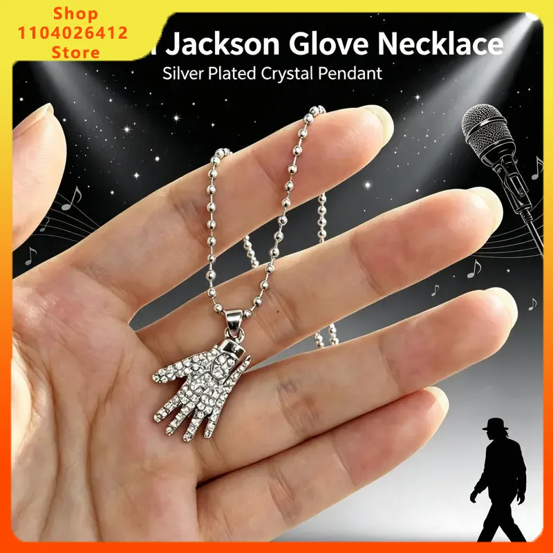 Collar de guante de Michael Ja - Anime Pendant Necklace reseña y precio