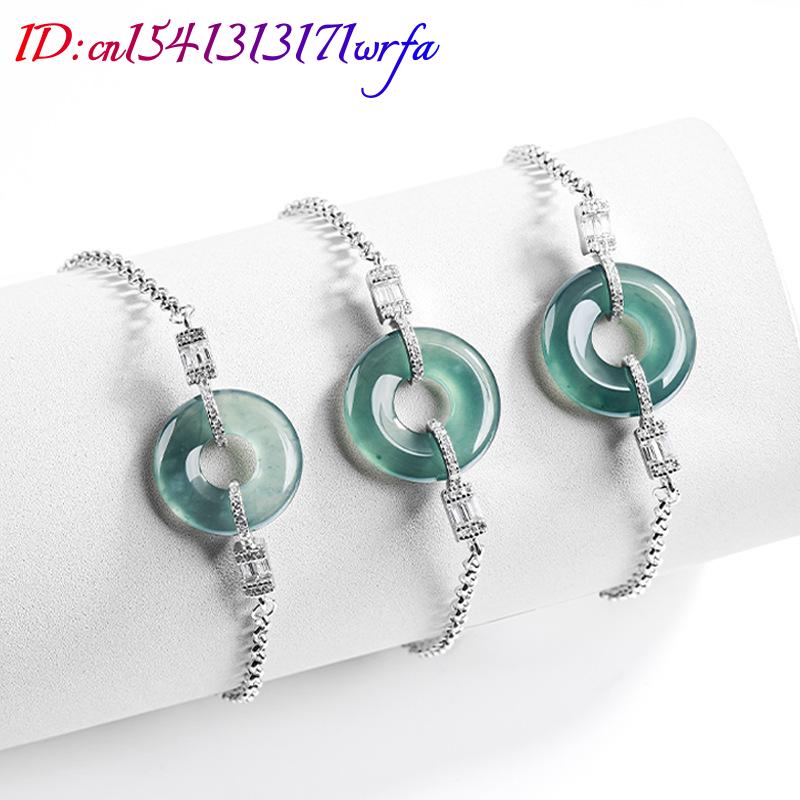 Anillo de jadeíta azul de Myan - Bracelets reseña y precio