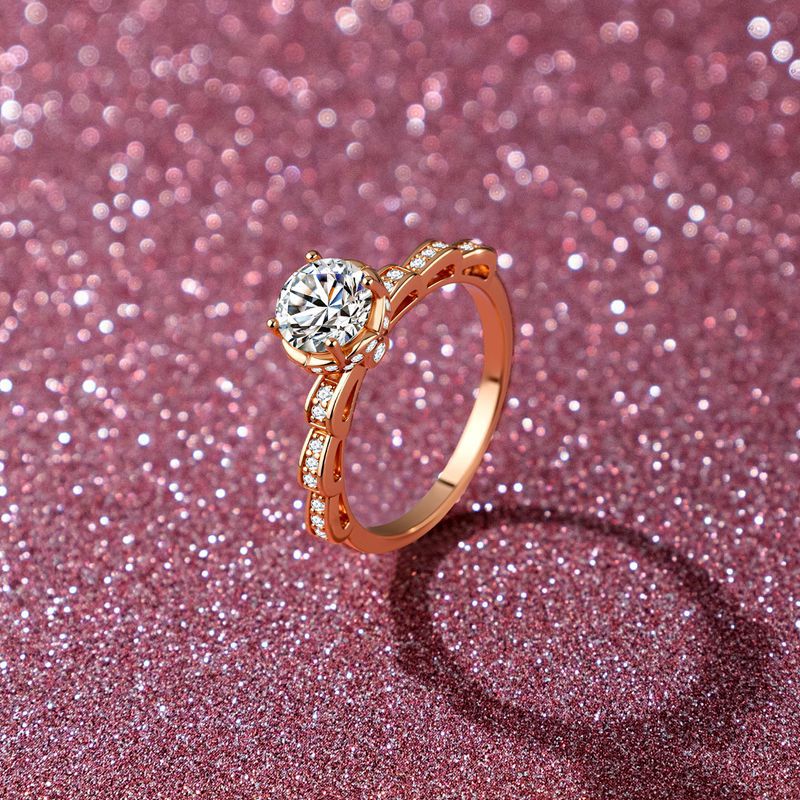 Anillo de Ramo de Cuatro Garra - Moissanite Engagement Ring 1 Carat reseña y precio
