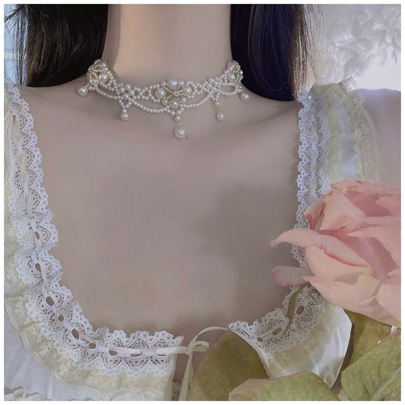 Gargantilla de perlas Vintage  - Pearl Choker Necklace Vintage reseña y precio