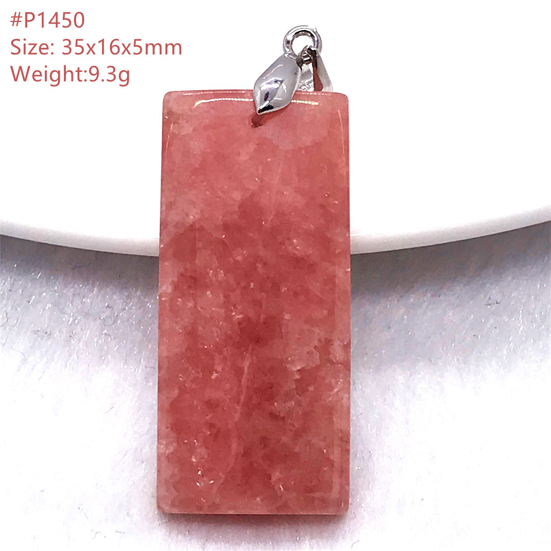 Collar con colgante de Rodocro - Crystal Pendant Necklace Natural Stone reseña y precio