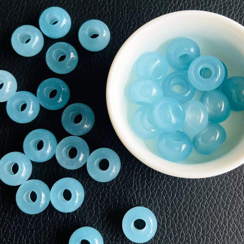 10 piezas de cuentas grandes d - Bracelets reseña y precio