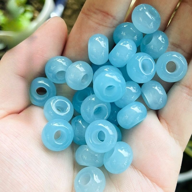 10 piezas de cuentas grandes d - Bracelets reseña y precio