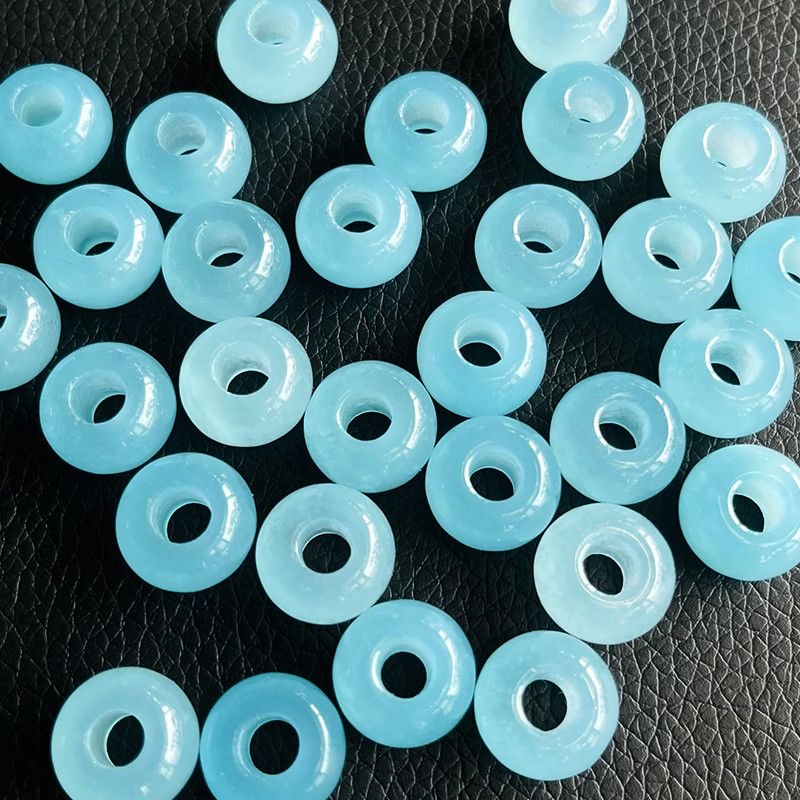 10 piezas de cuentas grandes d - Bracelets reseña y precio